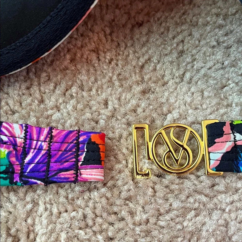 Victoria’s Secret Miraculous Bombshell Very Sexy Leopard Floral Bikini Top